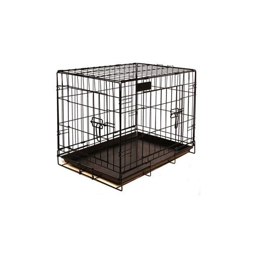 riga cage pour chien - taille m - noir - 79 cm