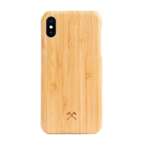 Woodcessories EcoCase Slim - Achterzijde behuizing voor mobiele telefoon - FSC-hout, aramide kern - bamboe - voor Apple iPhone X, XS