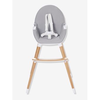 Vertbaudet Chaise Haute Evolutive 2 Hauteurs Topseat Gris Tu Chaises Hautes Et Rehausseurs Achat Prix Fnac