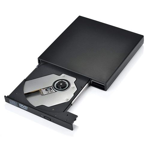 VSHOP ® Lecteur CD DVD externe USB 2.0 Slim avec Lecteur DVD ROM + CD ROM  Drive Graveur CD pour Netbook, Notebook, ordinateur de bureau, ordinateur  portable, macbook MacBook, MacBook Air Mac