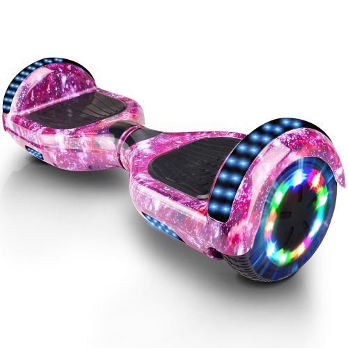 6.5 Pouces Hoverboard Bluetooth Puissance 700W -sac de transport et télécommande offerts - Ciel étoilé Violet