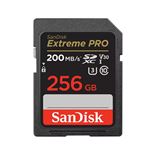 Carte mémoire SDXC SanDisk Extreme PRO 256 Go jusqu'à 200 Mo/s, écriture 140 Mo/s Classe 10, U3, V30, 4K UHD