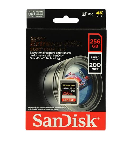 La carte mémoire microSDXC SanDisk Extreme 256 Go à moitié prix