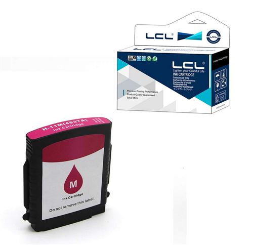 11 C4837A LCL Cartouche d'encre Compatible (1 Magenta) Remplacement pour HP Business Inkjet 1000/1100/1100d/1100dtn/1200