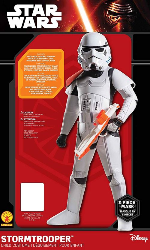 Rubie's - Costume de Stormtrooper Officiel Disney Star Wars - pour Enfants - Taille L.