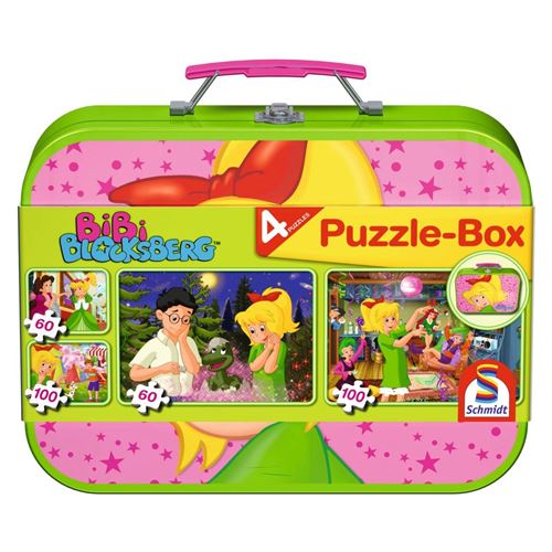 Puzzle 26 et 48 pièces - Coffret 4 puzzles : Les aventures de Bibi