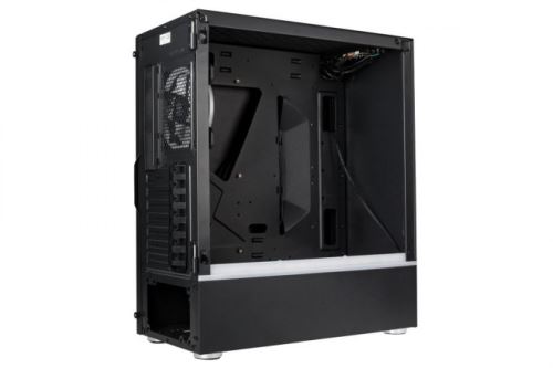 kolink kolink bastion rgb midi-tower - schwarz window noir