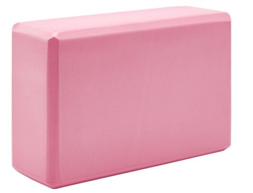 Fit Essentials bloc de yoga rose 22,5 x 15 x 7,5 cm
