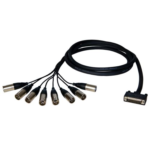 Alva AO25-8X3 Premium câble analogique D-sub25 mâle - 8x XLR 3br. mâle 3m