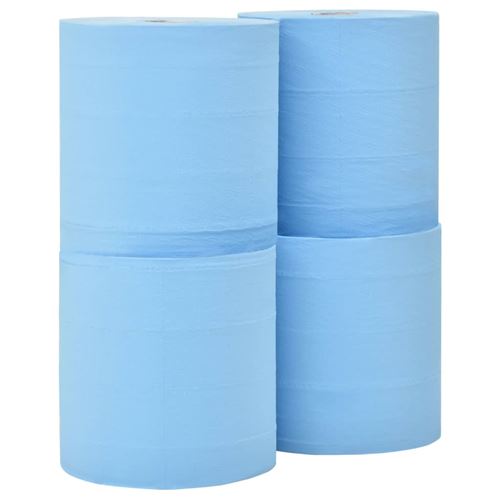 vidaXL Essuie-tout en papier 3 couches 4 rouleaux 26 cm