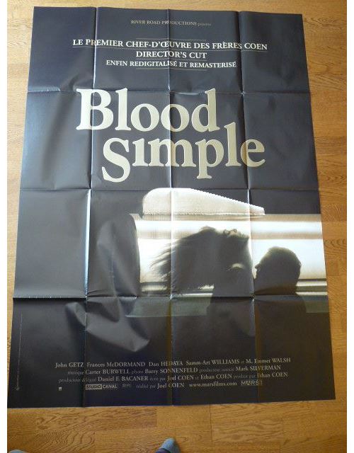 Blood Simple / Sang Pour Sang AFFICHE CINEMA ORIGINALE