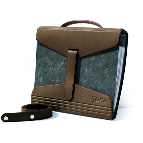 YAKA Le Porte- Classeur Brun