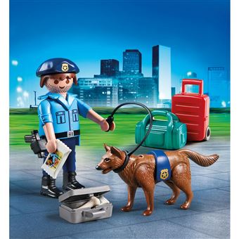 Playmobil Œuf de Pâques 70085 Policier avec chien