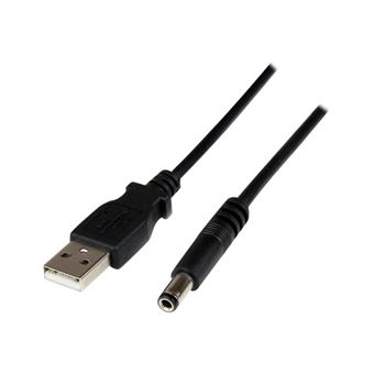 StarTech.com 1m USB to Type N Barrel 5V DC Power Cable - USB A to 5.5mm DC - câble d'alimentation - 1 m - 1