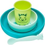 Set repas silicone Azur Sophie la girafe