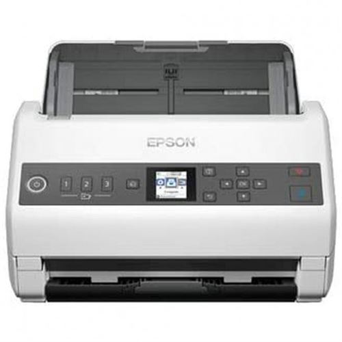 Epson WorkForce DS-730N - Scanner de documents - Capteur d'images de contact (CIS) - Recto-verso - A4/Legal - 600 dpi x 600 dpi - jusqu'à 40 ppm (mono) / jusqu'à 40 ppm (couleur) - Chargeur automatique de documents (100 feuilles) - jusqu'à 4500 pages p