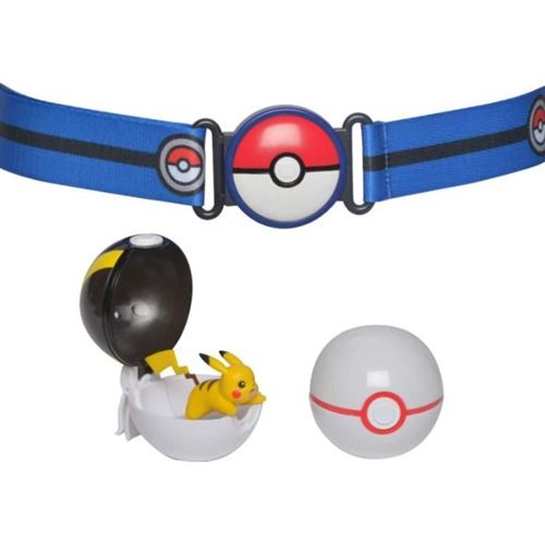 Ceinture clip 'n' go bandai - pokémon - 1 ceinture, 1 poké ball, 1
