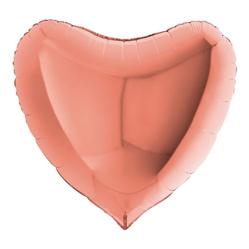 ballon aluminium cur or rose 91cm - Coloris : Rose36023RG-P