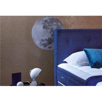 EPEDA Tête de lit Capitonné Cosmique 160cm velours bleu