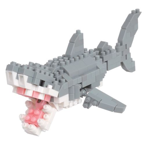 Non Communiqué Multicolore Nanoblock Grand Requin Blanc 190 Pcs