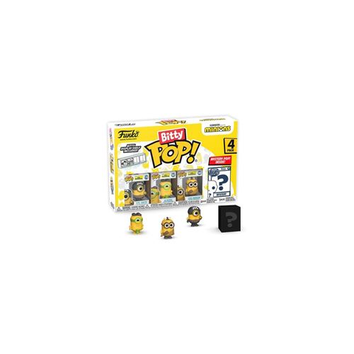 Non Communiqué Pack 4 Figurines Les Minions Bitty Pop! Vinyl Eye Matie 2,5 Cm
