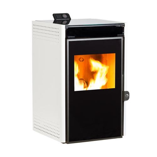 ecoforest - poele a granules 6 kw blanc - eco20906 