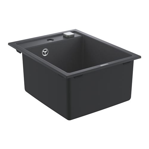 Evier K700 31650 1 bassin 400x500mm granit noir