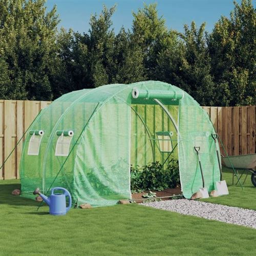 VIDAXL - Serre de jardin - 6m² - 3x2x2 m - Vert - Image 2
