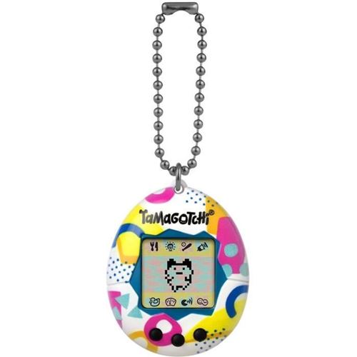 Tamagotchi - Tamagotchi Original - Memphis Style - Animal Électronique Virtuel avec Écran Couleur, 3 Boutons et Jeux