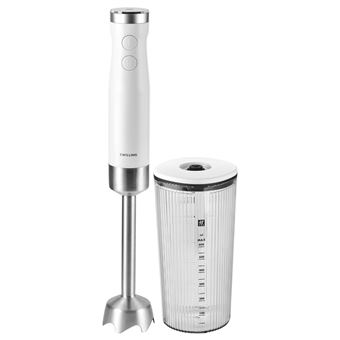 Mixeur plongeant blanc avec gobelet 600 ml et couvercle sous vide ZWILLING ENFINIGY - 1