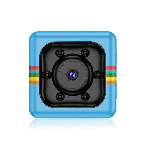 Caméscope SQ11 Mini DV HD 1080P 6 LEDS 200mAh Bleu