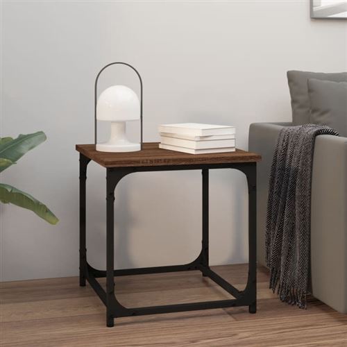 Vidaxl Marron Table D'appoint Chêne - Image 3