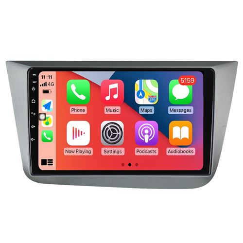 Autoradio Multimédia RoverOne CarPlay Android Auto DSP GPS pour Seat Altea 5P 2004-2015