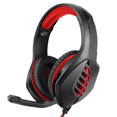 Casque Filaire J1 Rouge