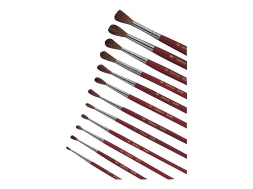 Lebez 9124 - Pinceau - rond - taille : 8 (pack de 12)