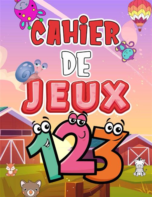 Cahier de jeux enfant - Activités ludiques et logiques - 3-5 ans - 102 pages A4
