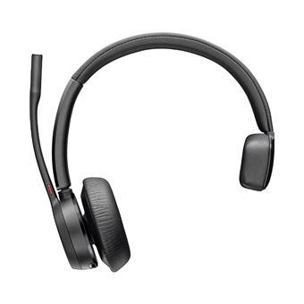 Micro-casque monaural POLY Voyager 4320 UC avec adaptateur USB-A BT700 et base de chargement - 1