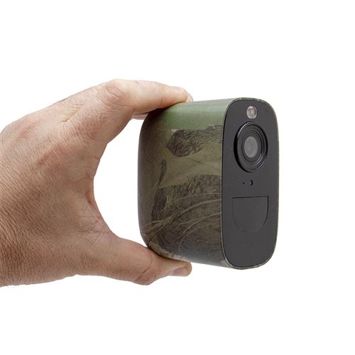 Smart caméra camouflage alarme WIFI HD 1080P 128Go longue autonomie détection de mouvement et audio bidirectionnel