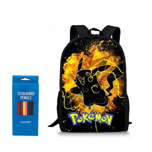 0€01 sur Trousse à crayon à et de stylo Goserda Pokémon Pikachu