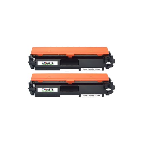 COMETE - 94A - 2 Toners Compatibles HP 94A CE390A - Noir - Marque française