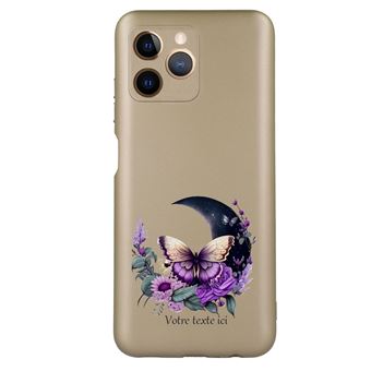Coque IPhone 11 Papillon Glitter – Housse Silicone Transparente Anti-rayures | Design Mignon Fille, Protection Renforcée | Modèle 6,1 Pouces - 9
