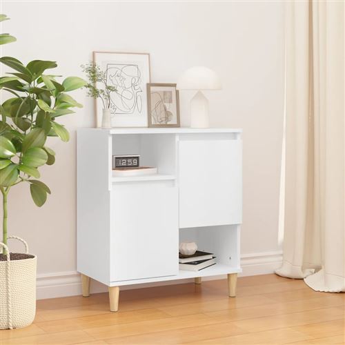 VIDAXL - Buffet - Scandinave - Blanc - 2 Portes - Image 3
