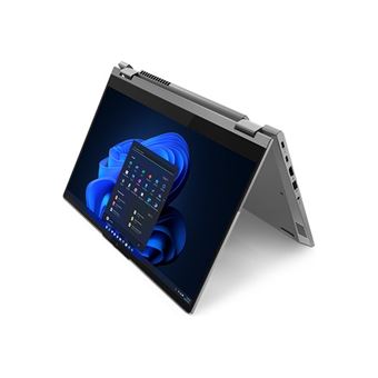 Lenovo ThinkBook 14s Yoga G3 IRU 21JG - Conception inclinable - Intel Core i5 - 1335U / jusqu'à 4.6 GHz - Win 11 Pro - Carte graphique Intel Iris Xe - 8 Go RAM - 256 Go SSD NVMe - 14" IPS écran tactile 1920 x 1080 (Full HD) - 802.11a/b/g/n/ac/ax - doubl