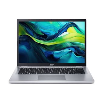 Acer Aspire Go 14 AG14-22P - AMD Ryzen 3 - 7320U / jusqu'à 4.1 GHz - Win 11 Home - Radeon 610M - 8 Go RAM - 256 Go SSD NVMe - 14" IPS 1920 x 1200 - Wi-Fi 6 - Argent pur - clavier : Français - 1