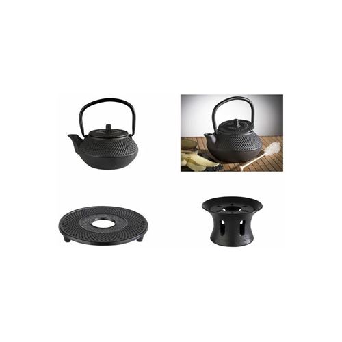 APS Théière ASIA, en fonte, 0,3 litre, noir