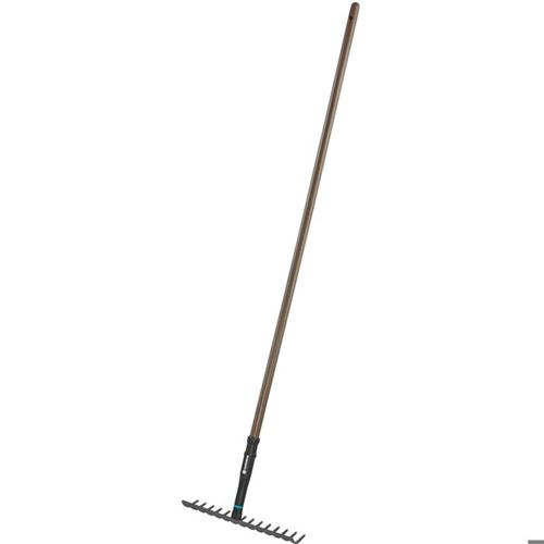 Gardena - Râteau NatureLine - 36 cm - 14 dents en acier - Manche en bois de hêtre - Image 3