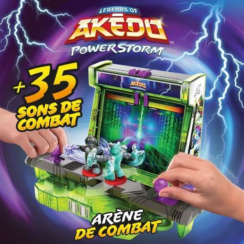 7€98 sur Petites Figurines Akedo Arène de Combat Powerstorm - Jeu de  stratégie - Achat & prix