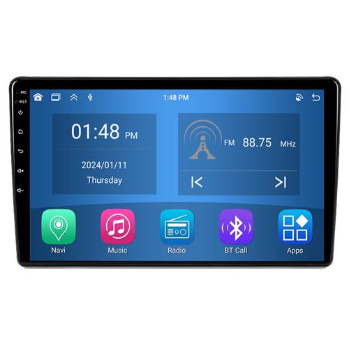 Autoradio RoverOne® Bluetooth CarPlay Android Auto Navigation 4Go RAM 64Go ROM pour Citroen Berlingo 2 B9 Peugeot Partner 2008-2019