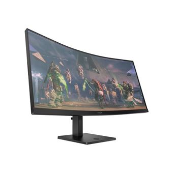 Ecran PC Gaming HP OMEN 34c 34" Incurvé WQHD Noir