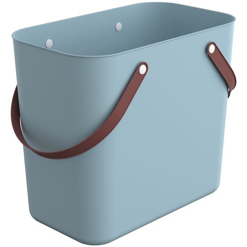 Sac pour les courses Rotho Albula Multibag Classic, couleur bleu ciel, 25l, en plastique